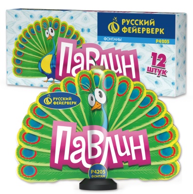 Павлин F Пиротехнический фонтан купить в Брянске | bryansk.salutsklad.ru