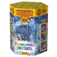 Разноцветные снежинки New Фейерверк купить в Брянске | bryansk.salutsklad.ru