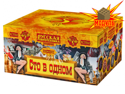 Сто в одном Фейерверк купить в Брянске | bryansk.salutsklad.ru