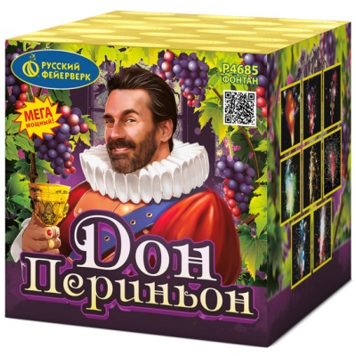 Дон Периньон Фонтан пиротехнический купить в Брянске | bryansk.salutsklad.ru