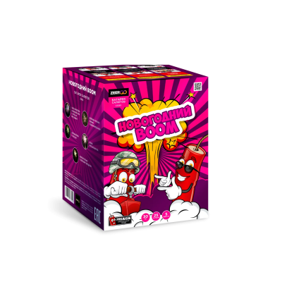 Новогодний BOOM Фейерверк купить в Брянске | bryansk.salutsklad.ru